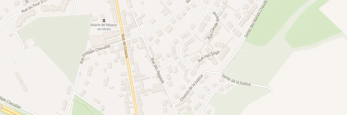 Plan du 1 Rue Van Gogh à Magny-en-Vexin