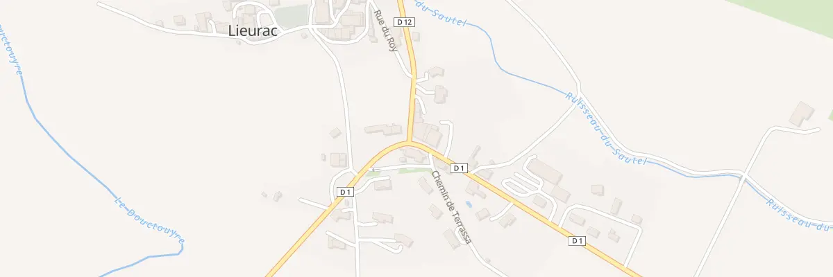 Plan du 26 Lieurac à Lieurac