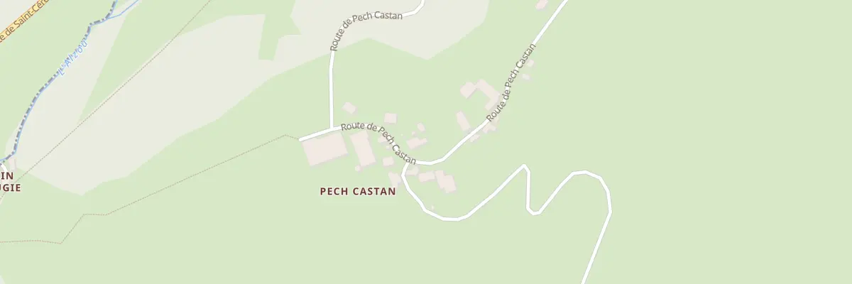 Plan du 5182 Champs du Pech Castan à Mayrinhac-Lentour
