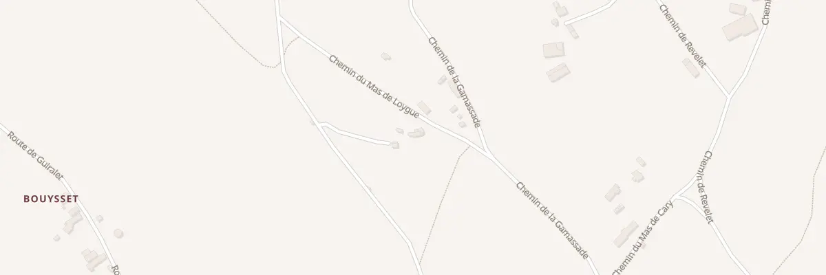 Plan du 77 Che du Mas de Loygue à Beauregard