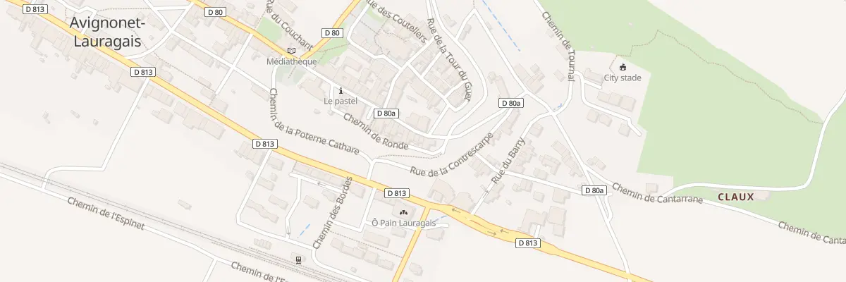 Plan du 22 Rue Grand Rue à Avignonet-Lauragais