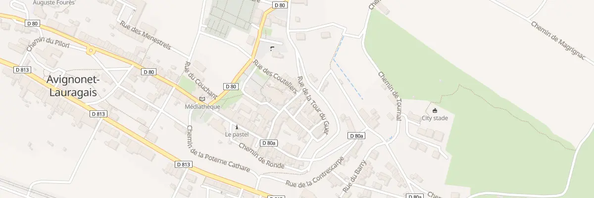 Plan du 6 Rue de la Poterne Neuve à Avignonet-Lauragais
