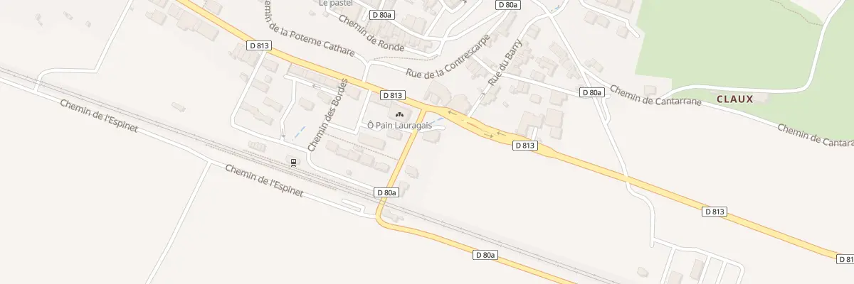 Plan du 1 Av de la Gare à Avignonet-Lauragais