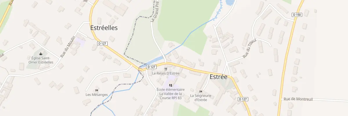 Plan du 20 Rue de la Course à Estrée