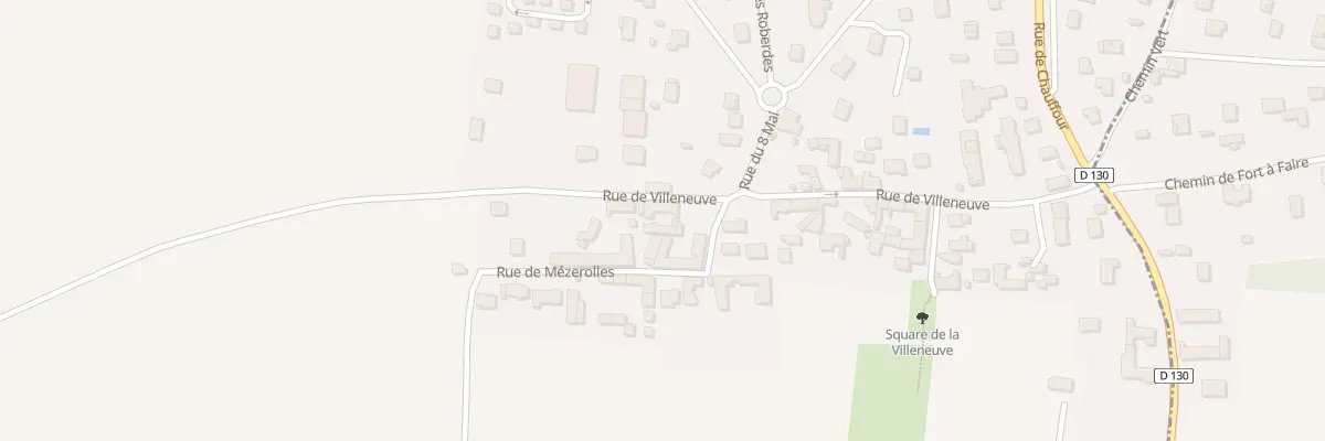 Plan du 33 Rue de la Villeneuve à Mézières-sur-Seine