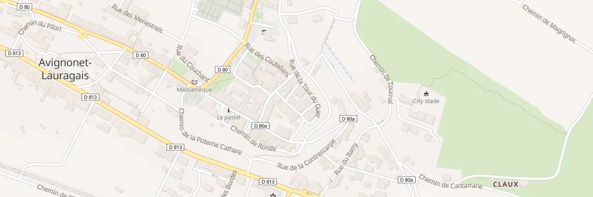 Plan du 3 Rue des Curatiers à Avignonet-Lauragais