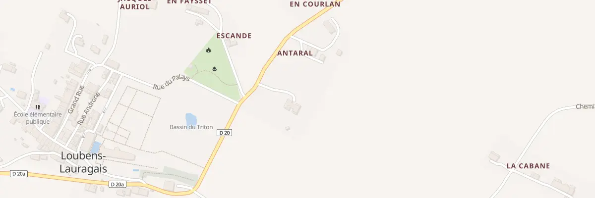 Plan du 9002 Antaral à Loubens-Lauragais