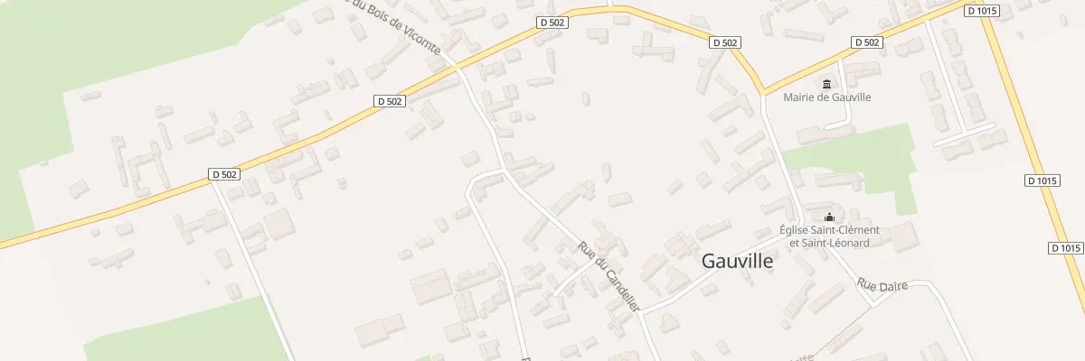 Plan du 5 Rue du Candelier à Gauville