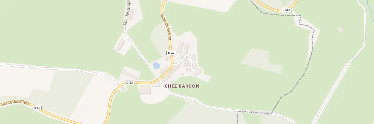 Plan du 5093 Chez Bardon à Azat-Châtenet