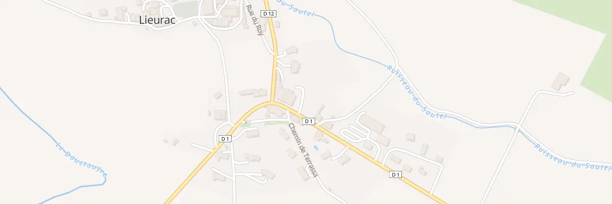 Plan du 9T Av de l’Estrade à Lieurac