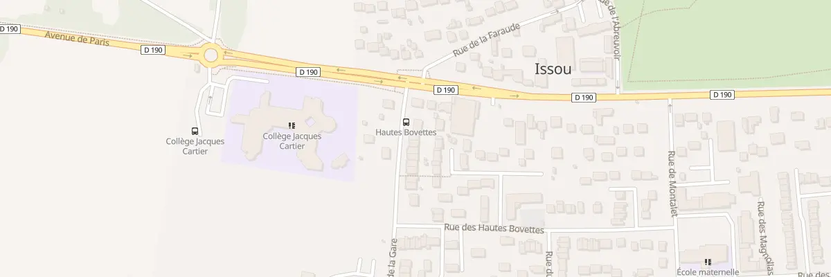 Plan du 60 Rue de la Gare à Issou