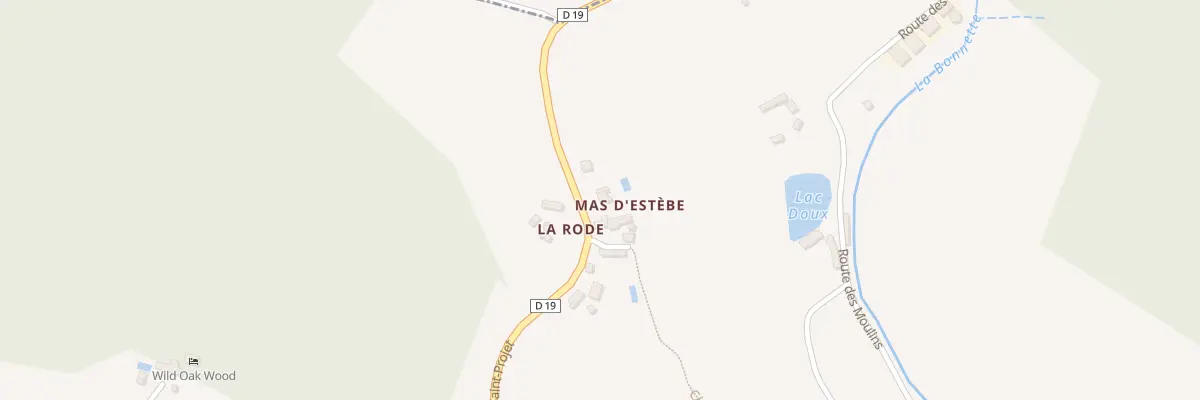 Plan du 5026A Mas d’Estebe à Loze
