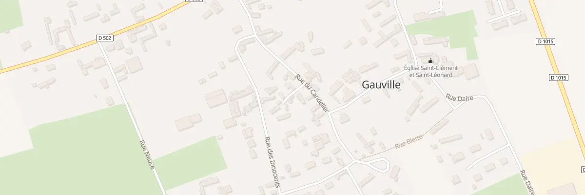 Plan du 1 Imp Ternisien à Gauville