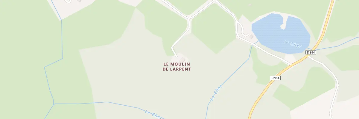 Plan du 5087 Le Moulin de Larpent à La Brionne