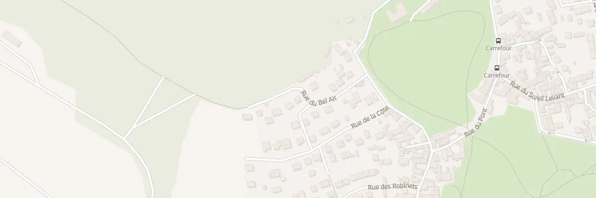 Plan du 2 All Bellevue à Issou