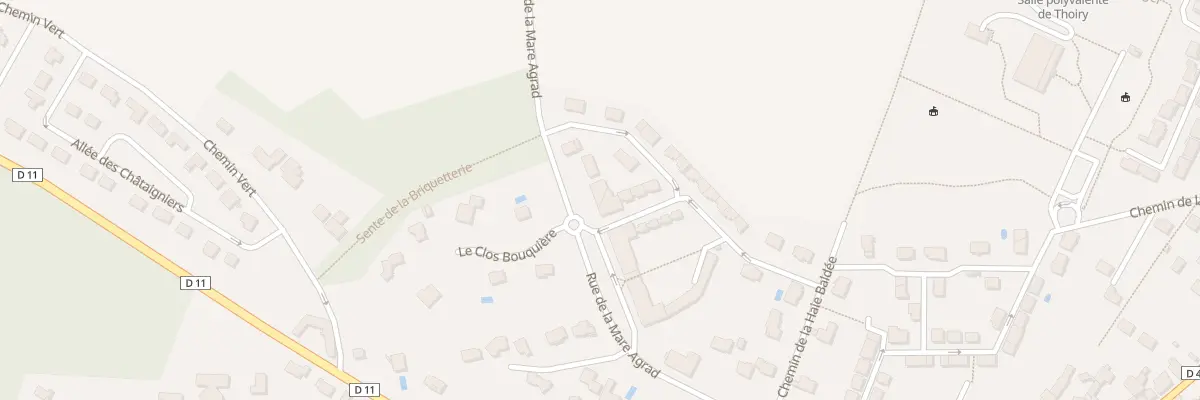 Plan du 26 Rue de la Mare Agrad à Thoiry