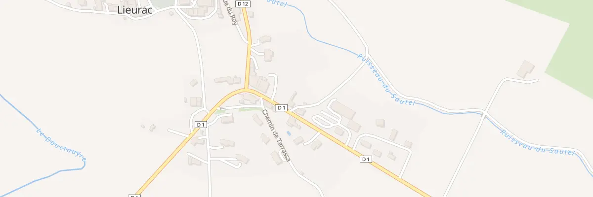 Plan du 11 Av de l’Estrade à Lieurac