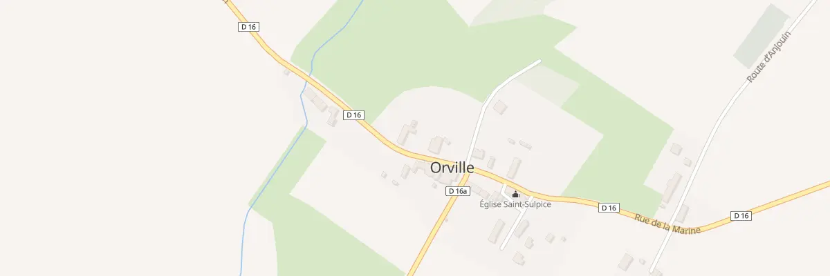 Plan du 5009 Le Bourg à Orville