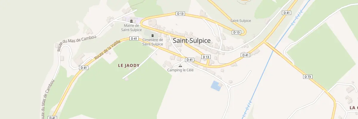 Plan du 5034 Le Bourg à Saint-Sulpice