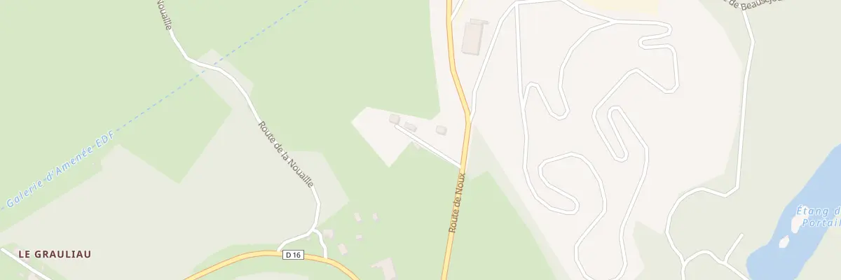 Plan du 3 Rte de Noux à Treignac