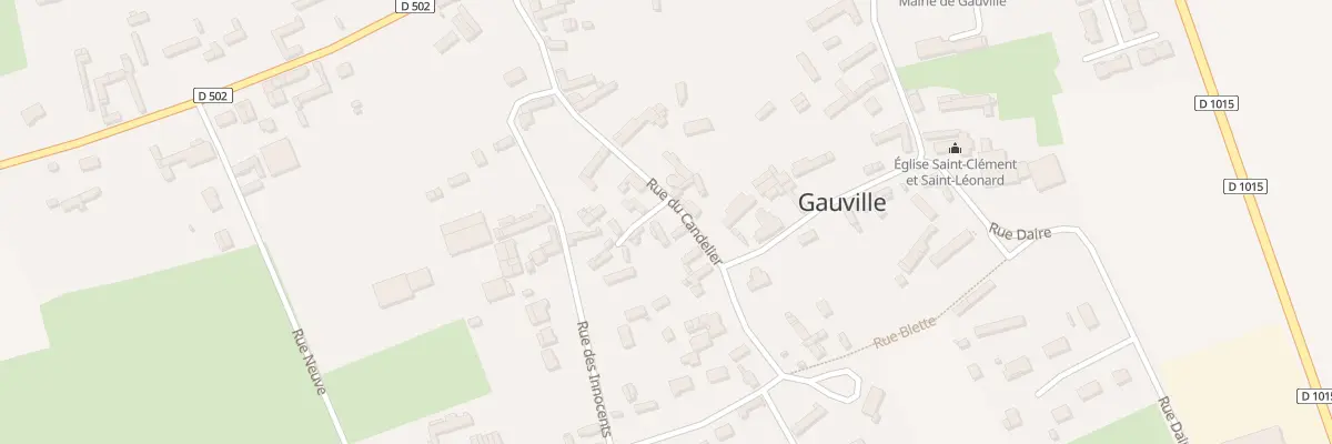 Plan du 12 Rue du Candelier à Gauville