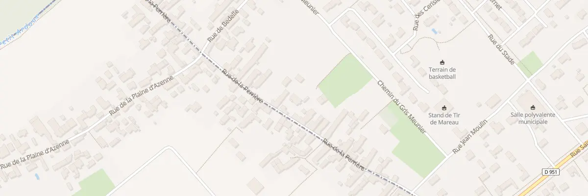 Plan du 352 Rue de la Perriere à Mareau-aux-Prés