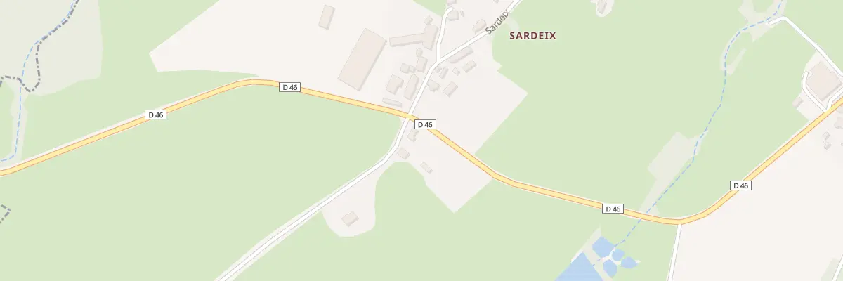 Plan du 5392 Sardeix à Chéniers