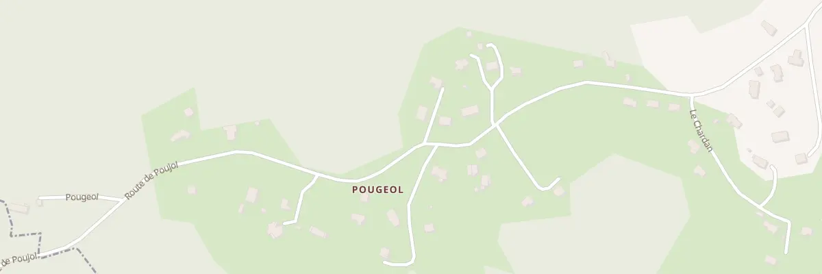Plan du 26 Pougeol à Chanac-les-Mines
