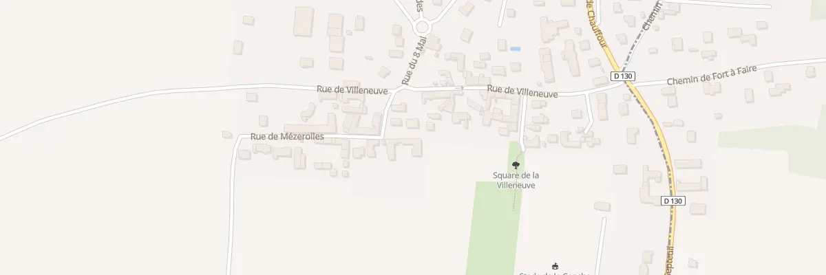 Plan du 29 Rue de la Villeneuve à Mézières-sur-Seine