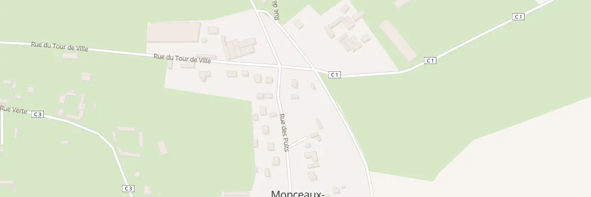 Plan du 28 Rue des Puits à Monceaux-l’Abbaye