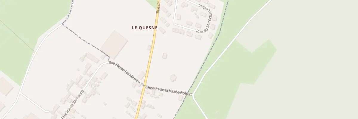 Plan du 19B Rue de la 2e Division Blindee au Quesne