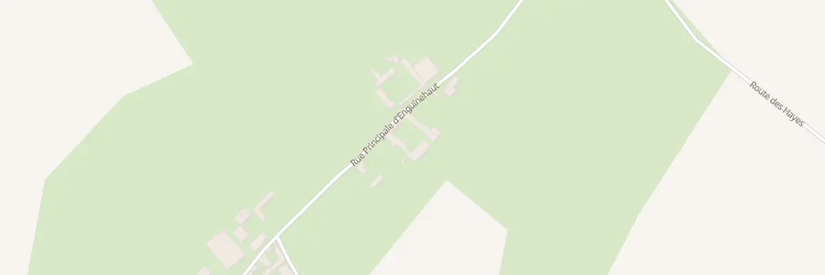 Plan du 20 Rue Principale d’Enguinehaut à Beussent