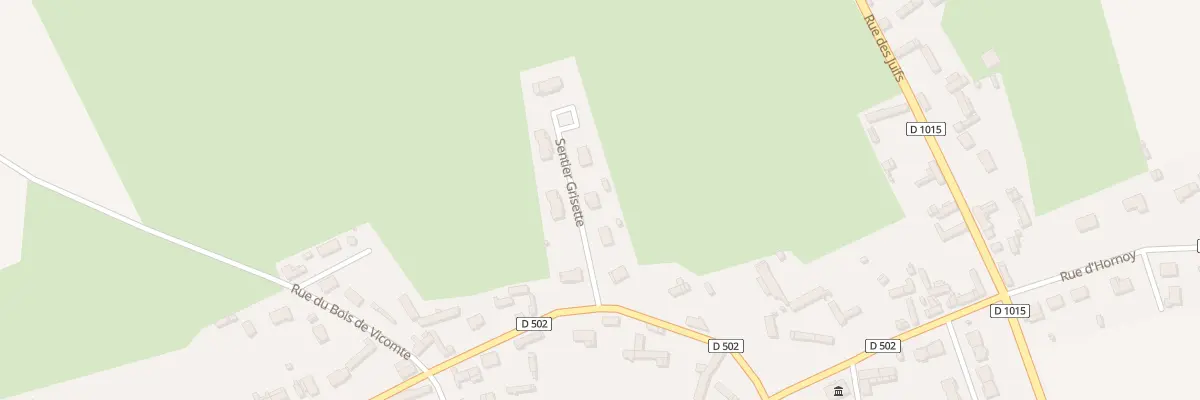 Plan du 5857F A la Sente Grisette à Gauville