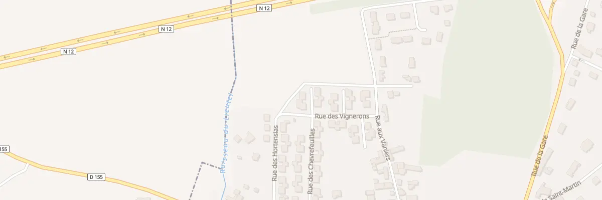 Plan du 11 Rue des Chevrefeuilles à Galluis