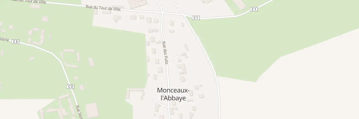 Plan du 24 Rue des Puits à Monceaux-l’Abbaye