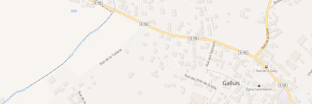 Plan du 16 Rue de la Tuilerie à Galluis