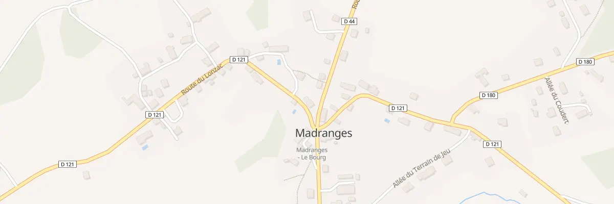 Plan du 4 Rte du Lonzac à Madranges