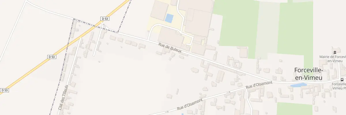 Plan du 8 Rue de Buleux à Forceville-en-Vimeu