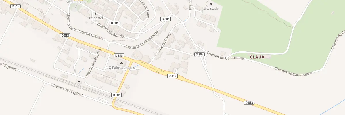 Plan du 6 Rue Traversière du Barry à Avignonet-Lauragais