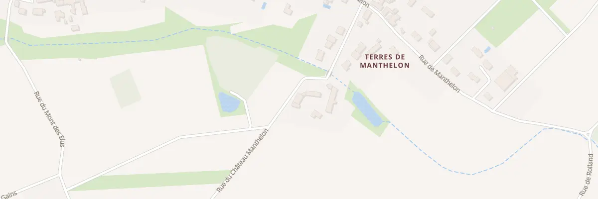 Plan du 201 Rue du Château de Manthelon à Mézières-lez-Cléry