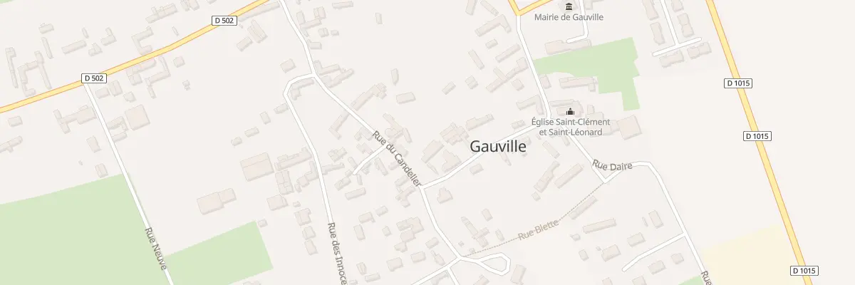 Plan du 16 Rue de l’Église à Gauville