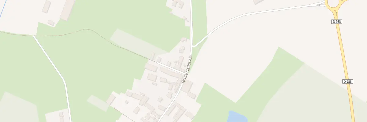 Plan du 66 Rte Nationale à Arthies
