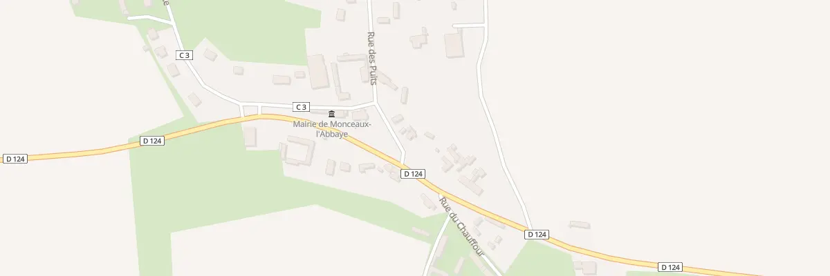 Plan du 4 Rue des Puits à Monceaux-l’Abbaye