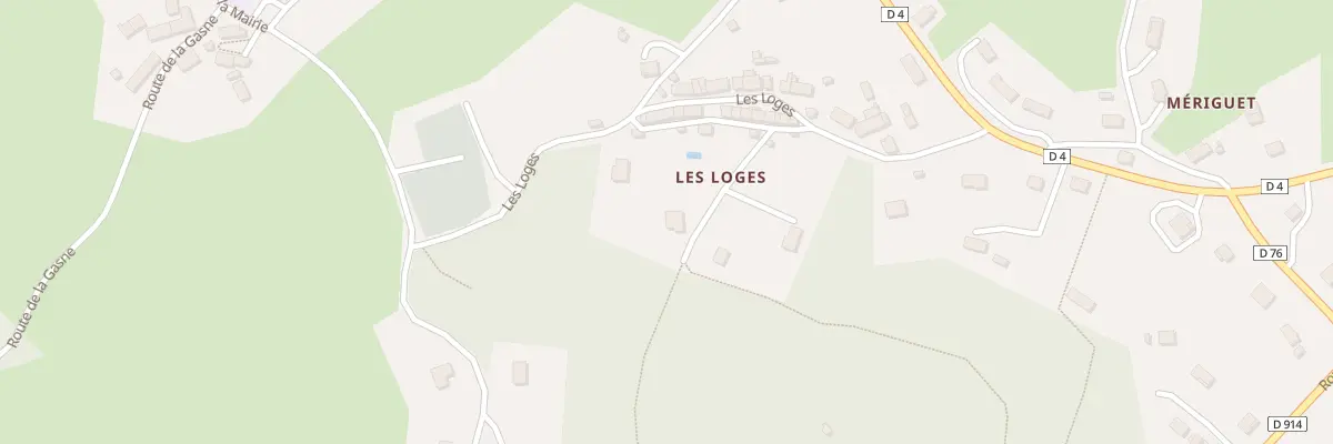 Plan du 3 Les Loges à La Brionne