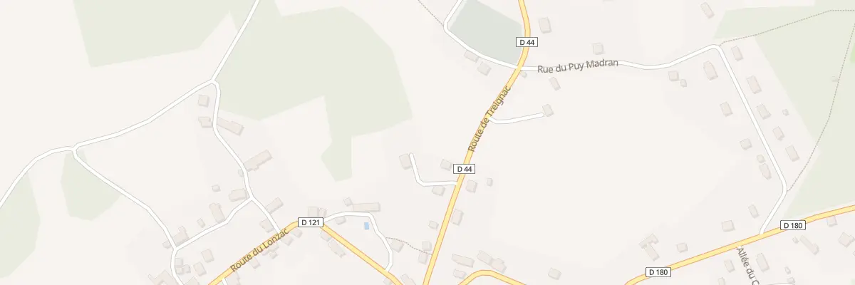 Plan du 11 Rte de Treignac à Madranges