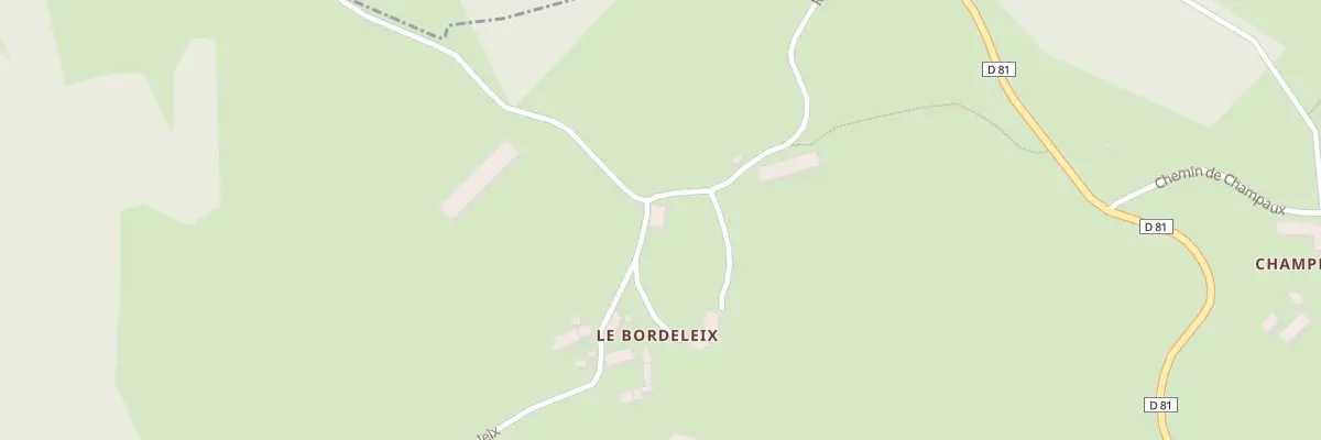 Plan du 5072 Bordeleix à Saint-Amand-le-Petit