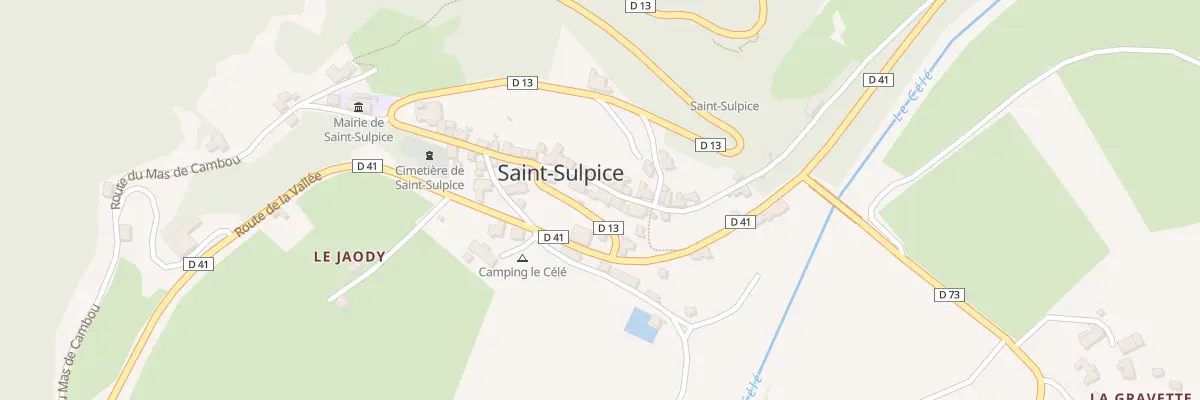 Plan du 5027 Le Bourg à Saint-Sulpice