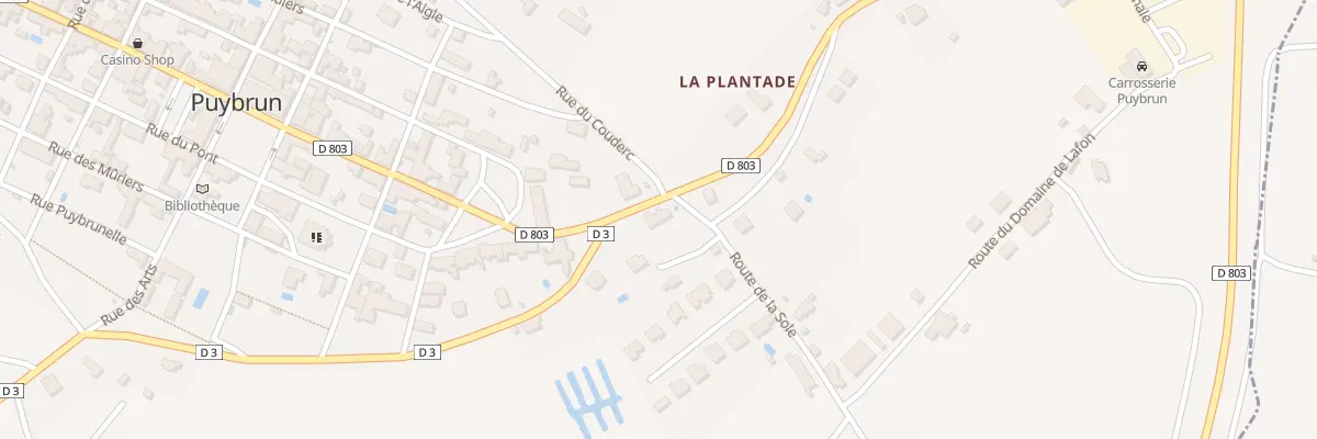 Plan du 5236F Les Vignes du Coustalou à Puybrun