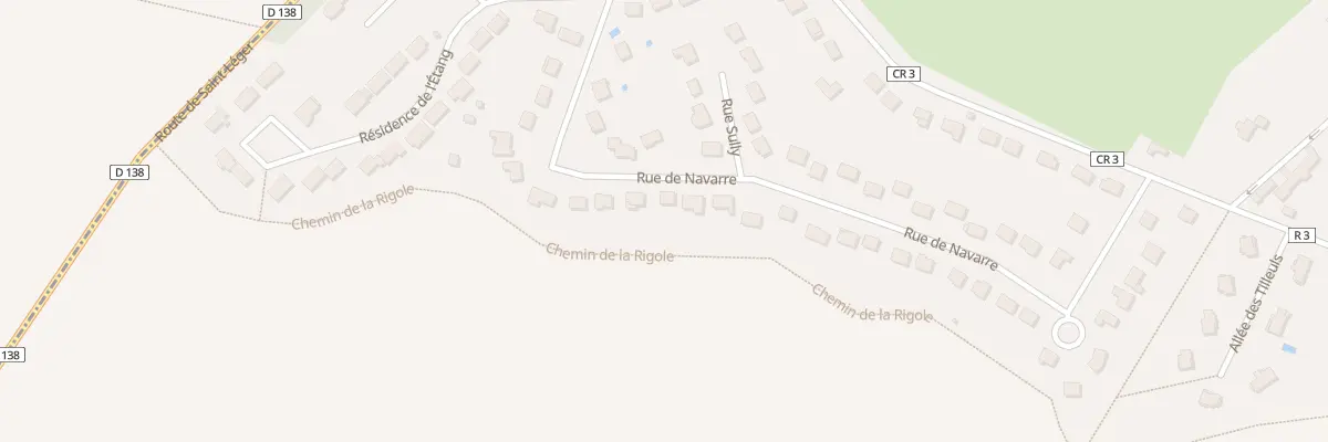 Plan du 21 Rue de Navarre à Montfort-l’Amaury