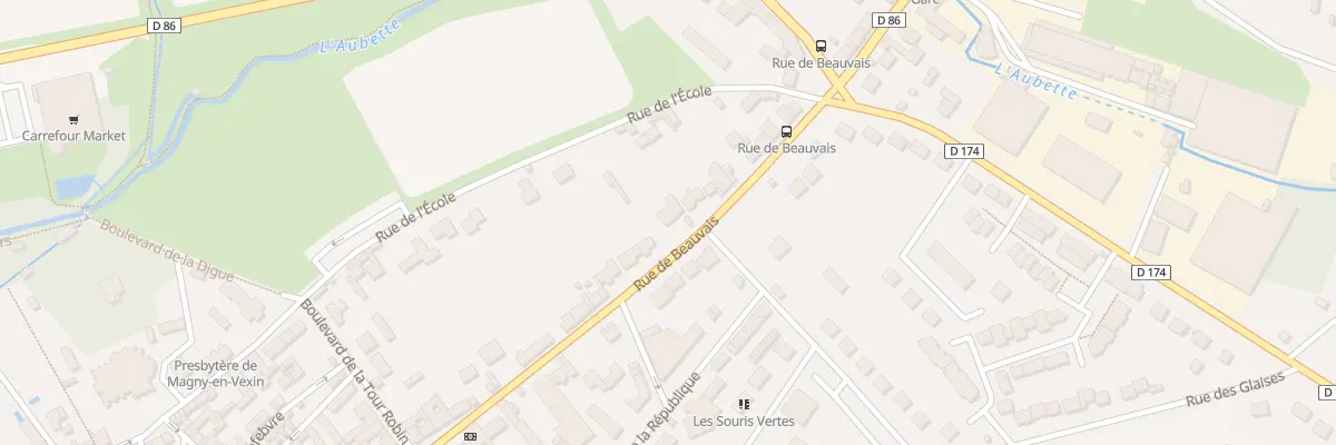 Plan du 33 Rue de Beauvais à Magny-en-Vexin